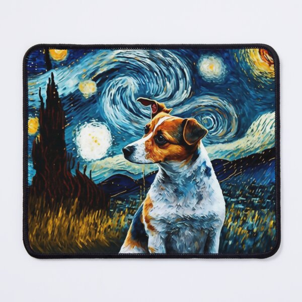 Item preview, Jack Russell Starry Night, Cute Jack Russell Puppy designed and sold by Orianah.