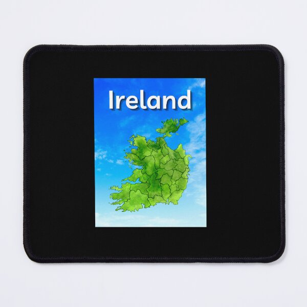Item preview, Ireland Map Sky Clouds Background designed and sold by IrishPOD.