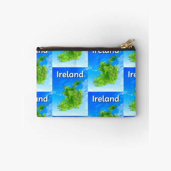Item preview, Ireland Map Sky Clouds Background designed and sold by IrishPOD.