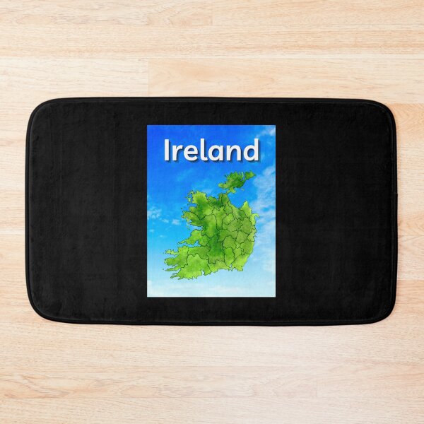 Item preview, Ireland Map Sky Clouds Background designed and sold by IrishPOD.