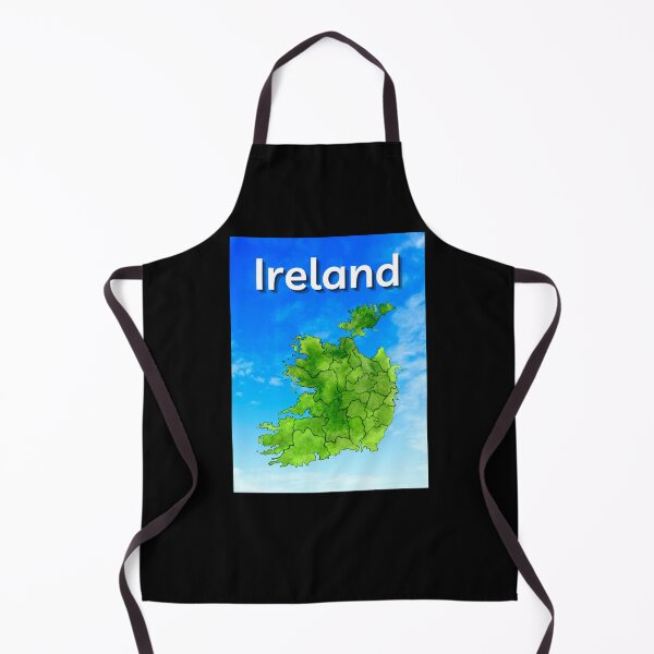 Item preview, Ireland Map Sky Clouds Background designed and sold by IrishPOD.