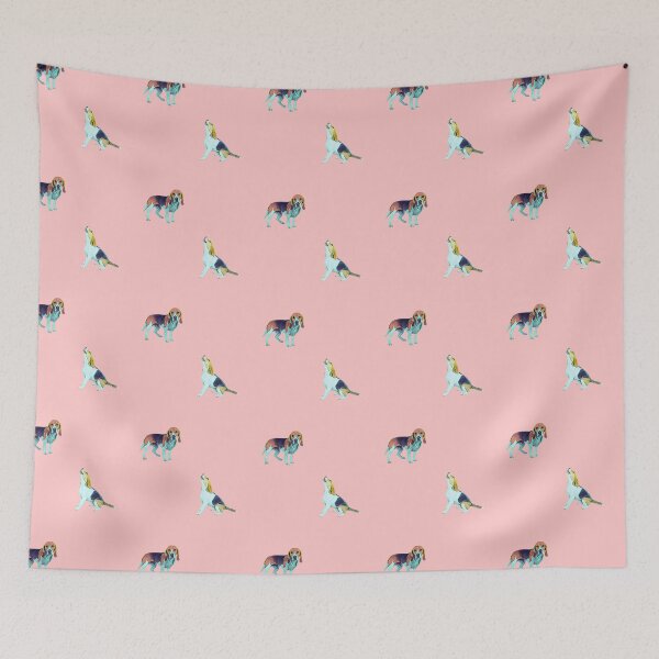 Item preview, Loud Beagle Mix Pattern Sticker Pack - Pink designed and sold by Dude  Stuff.