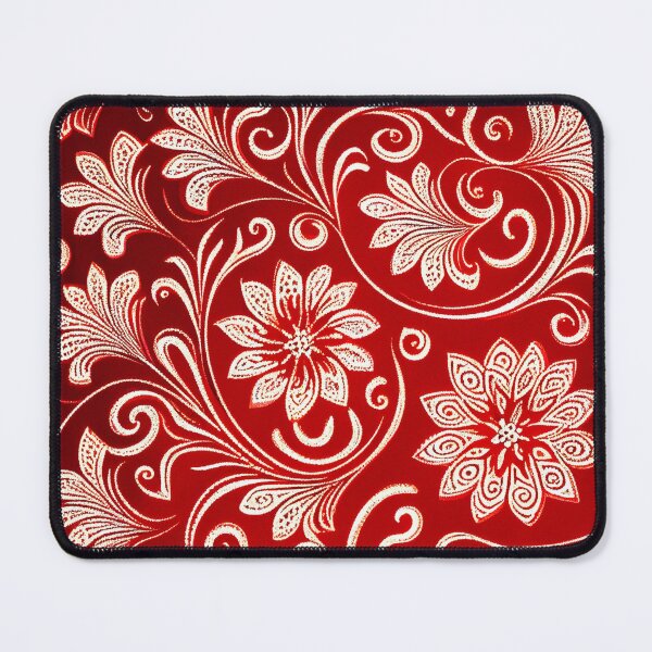 Item preview, Luxury Flowers Abstract Pattern in Gold, Red, Black designed and sold by HiArtify ❤️.