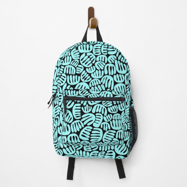 Item preview, Abstract Shapes 301122 - Ice Blue on Black designed and sold by Artberry.