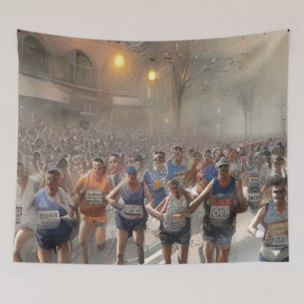 Item preview, The Boston Marathon Art designed and sold by Places On Earth.
