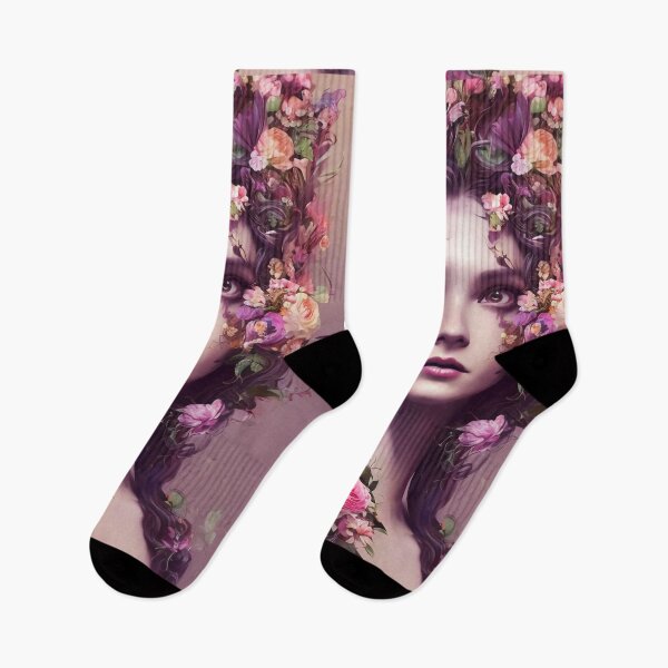 Item preview, Zailey Flowery Girl Portrait  designed and sold by Kamiri.