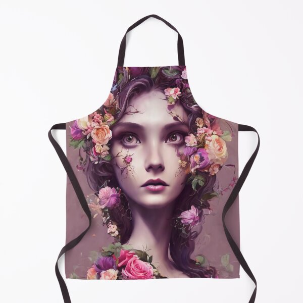 Item preview, Zailey Flowery Girl Portrait  designed and sold by Kamiri.