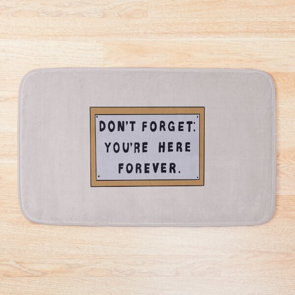 Item preview, dont forget youre here forever simpsons sign designed and sold by Espinoza93.