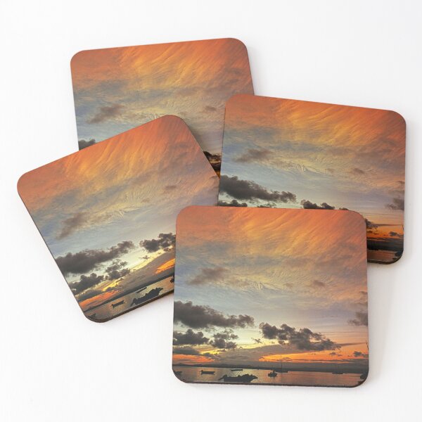 Item preview, Sunset clouds looking like painting designed and sold by AussieAl.