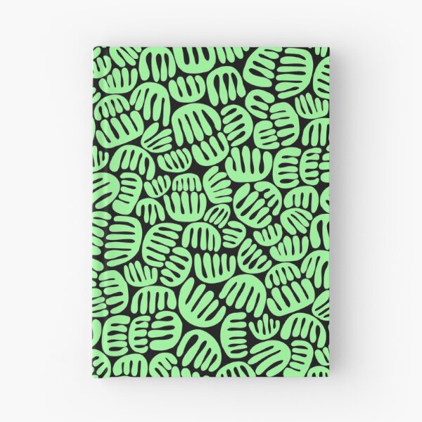 Item preview, Abstract Shapes 301122 - Mint Green on Black designed and sold by Artberry.