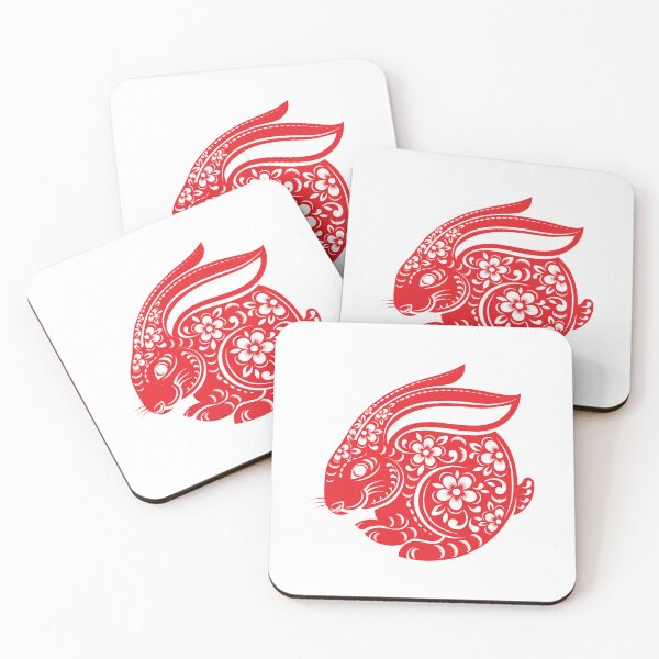 Item preview, Year of the Rabbit 2023 - Chinese New Year - Red Rabbit designed and sold by AhmedBuhaisi.