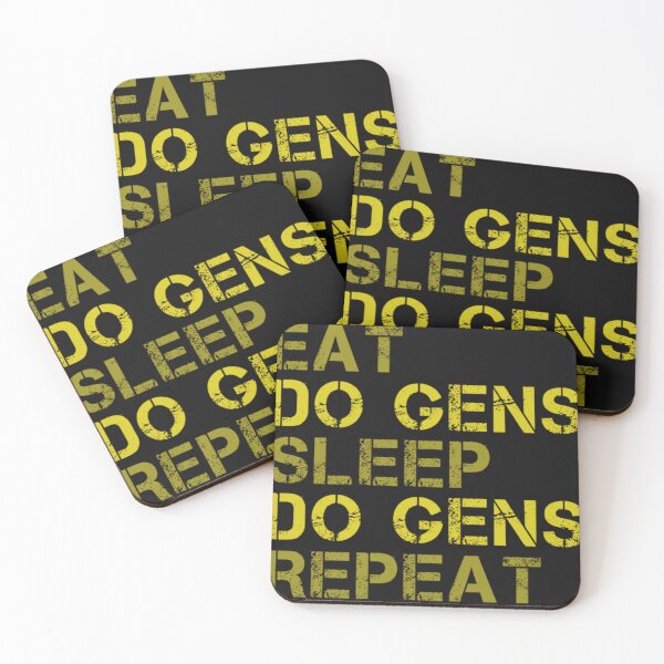 Item preview, EAT DO GENS SLEEP DO GENS REPEAT   designed and sold by Sneak1201.