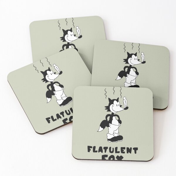 Item preview, flatulent fox white designed and sold by Espinoza93.