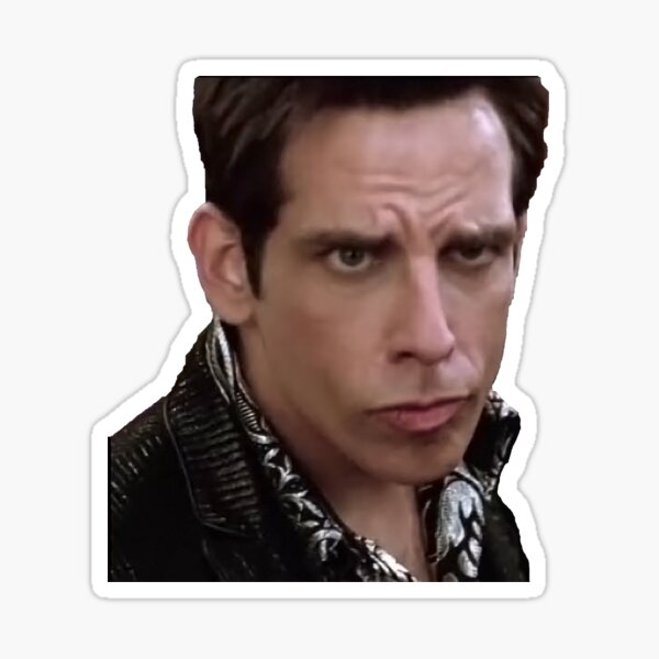 "Zoolander Stare" Sticker for Sale by JoosyBear Redbubble
