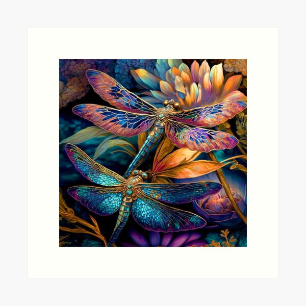 Item preview, Dragonflies in The Jungle designed and sold by hopeinbeauty.