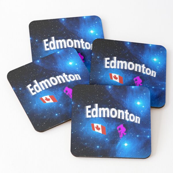 Item preview, Edmonton, Alberta Deep Space Hockey abstract design  designed and sold by lobodelnoir.