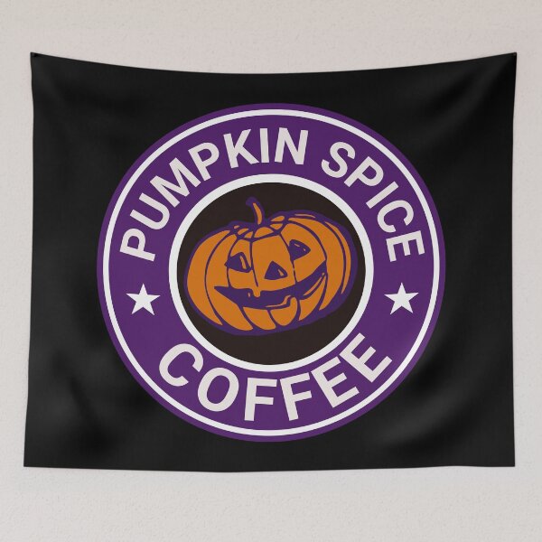 Item preview, Pumpkin Spice Halloween Coffee Shop & Bakery designed and sold by DreamSwiftly.