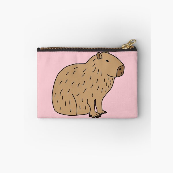 Item preview, Brown Capybara Sitting Down designed and sold by Softsi.