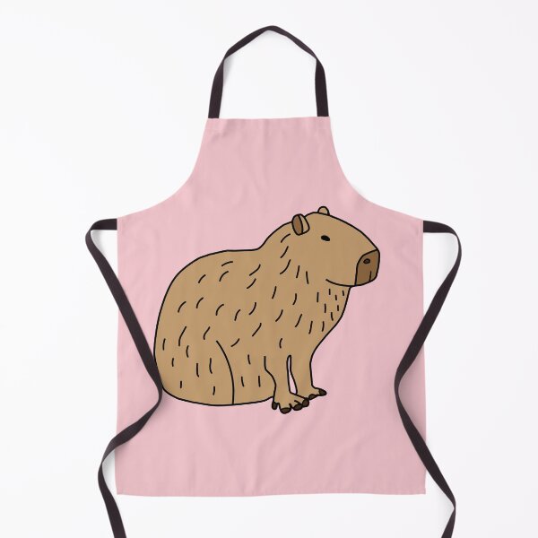 Item preview, Brown Capybara Sitting Down designed and sold by Softsi.