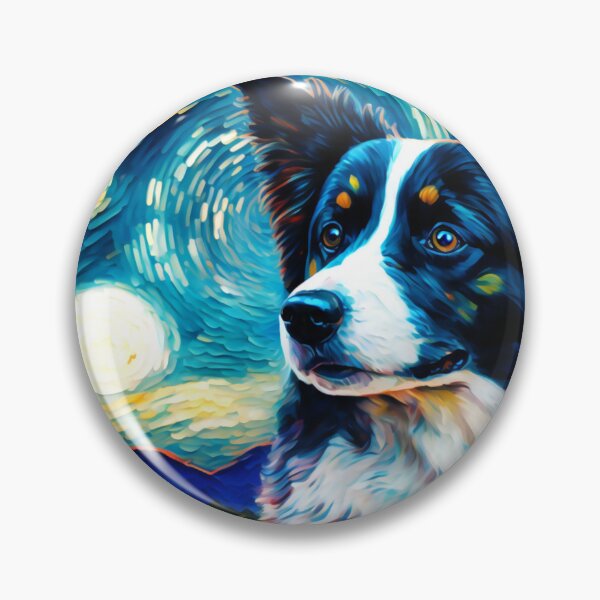 Item preview, Border Collie Starry Night, Beautiful Border Collie  designed and sold by Orianah.