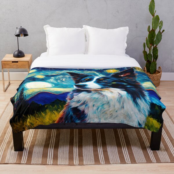 Item preview, Border Collie Starry Night, Beautiful Border Collie  designed and sold by Orianah.