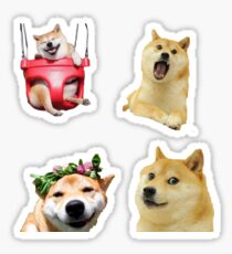 Pegatina paquete de pegatinas doge