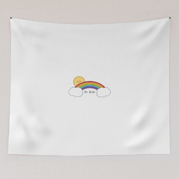 Item preview, I'm tired rainbow designed and sold by KorokShop.