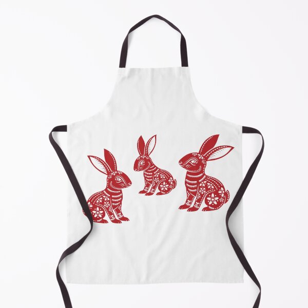 Item preview, Year of the Rabbit 2023 - Chinese New Year - Red Rabbits designed and sold by AhmedBuhaisi.