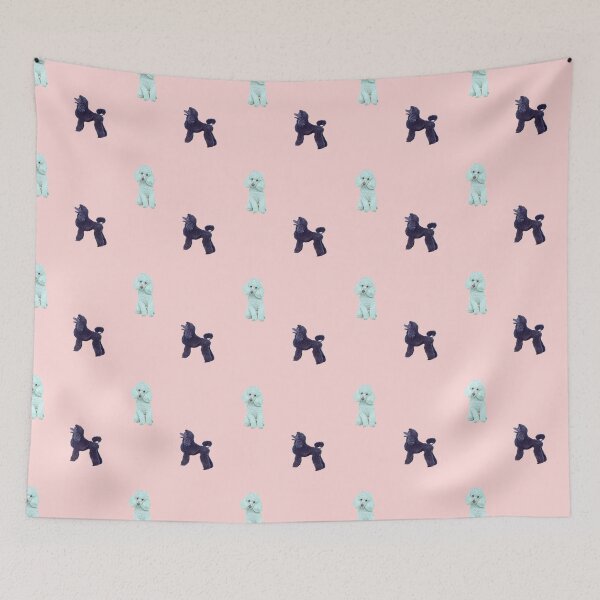 Item preview, Poodle Mix Pattern Sticker Pack - Pink designed and sold by Dude  Stuff.