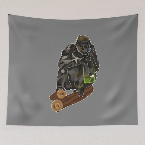 Item preview, HEY! THIS IS GORILLA AND YOU? designed and sold by GREENOART.