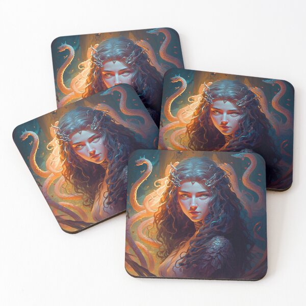 Item preview, Medusa Beauty and Serpentine Elegance designed and sold by oanaunciuleanu.
