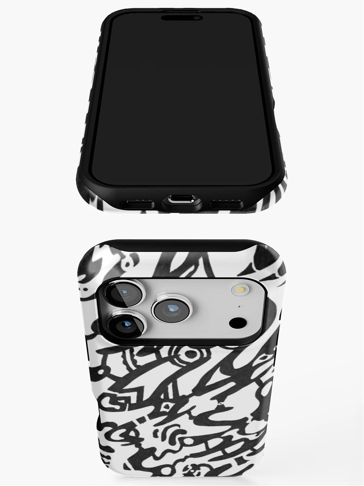 Thumbnail 3 of 4, iPhone Case, Abstract Pattern 3 designed and sold by Rebekah McLeod.