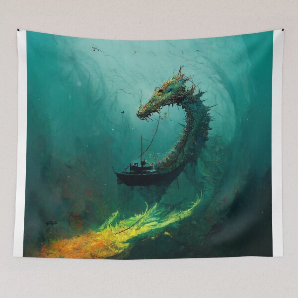 Item preview, Abstract Dragon Boat designed and sold by TheCensoredBois.