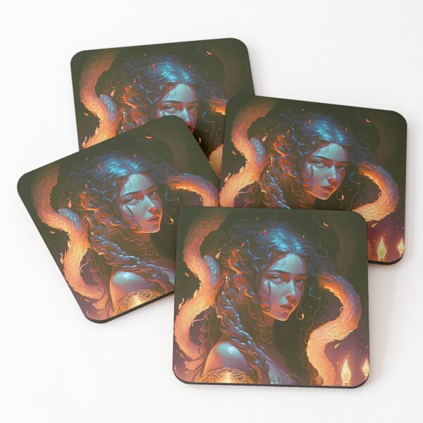 Item preview, Medusa Beauty and Serpentine Elegance designed and sold by oanaunciuleanu.