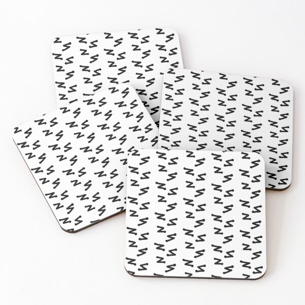 Item preview, Squiggly Lines(Black on White Background) designed and sold by Usagicollection.