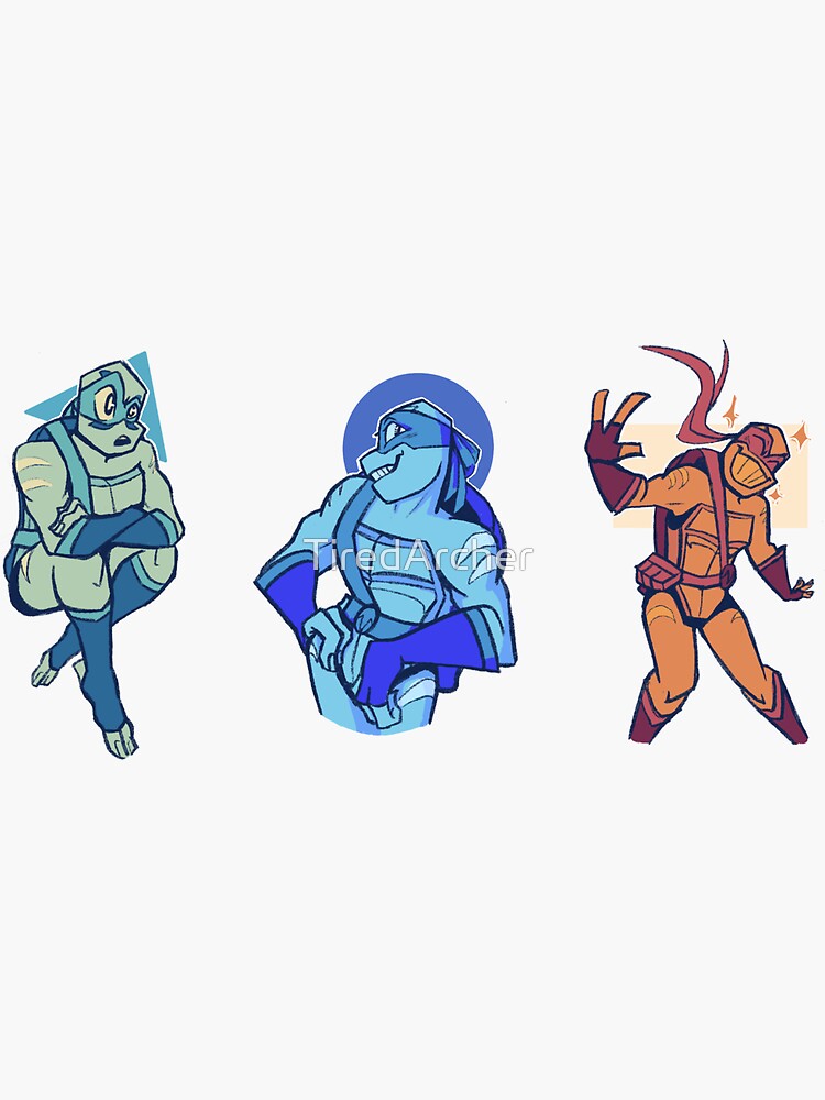 "triple leo pack" Sticker for Sale by TiredArcher Redbubble