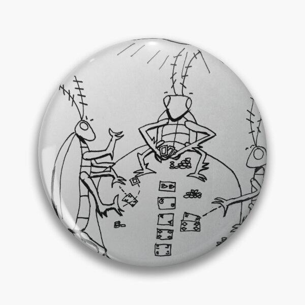 Item preview, Roaches Playing Poker designed and sold by DogWaterPurple.