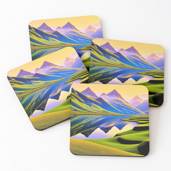 Item preview, Psychedelic Mountain Landscape designed and sold by DreamyEscapism.