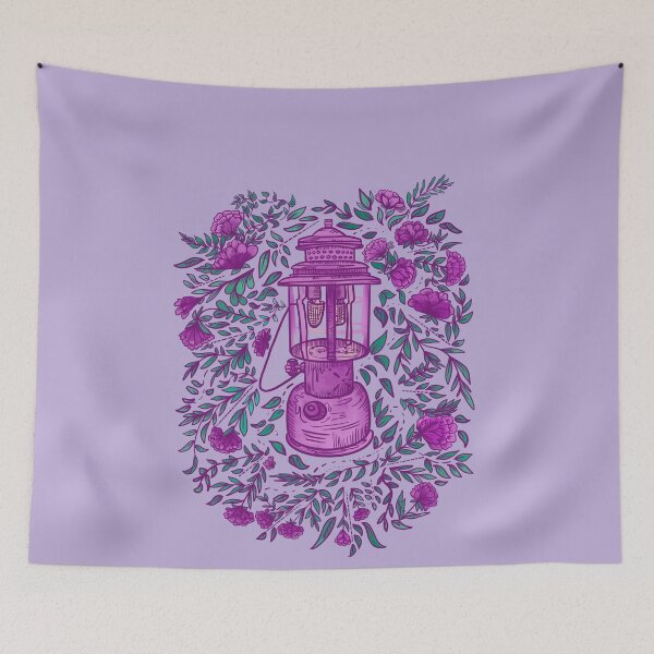 Item preview, Camping Lantern Floral designed and sold by Art of Camping Now.