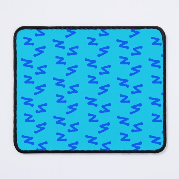 Item preview, Squiggly Lines(Blue on Light Blue Background) designed and sold by Usagicollection.