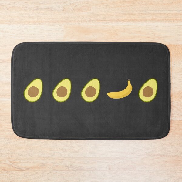 Item preview, Five middle objects avocado and banana pattern 1 designed and sold by LemonCreamyyyy.