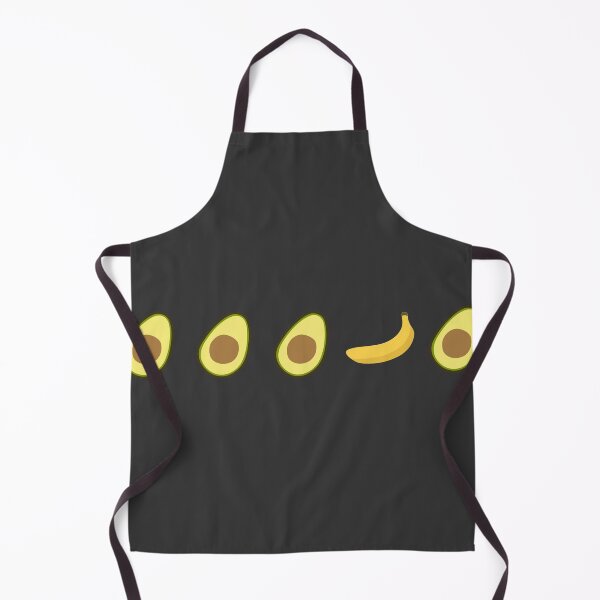 Item preview, Five middle objects avocado and banana pattern 1 designed and sold by LemonCreamyyyy.