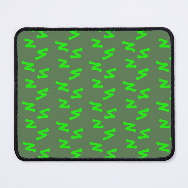 Item preview, Squiggly Lines(Green on Dark Green Background) designed and sold by Usagicollection.