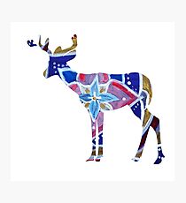 Deer mandala element Photographic Print
