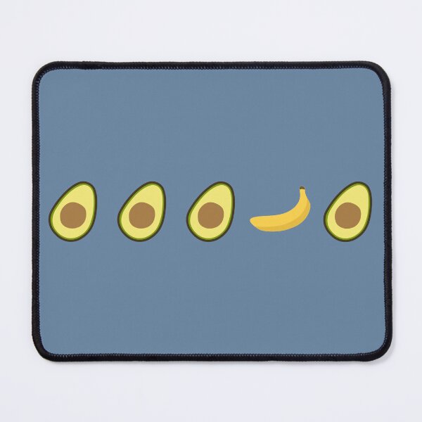Item preview, Five middle objects avocado and banana pattern 3 designed and sold by LemonCreamyyyy.