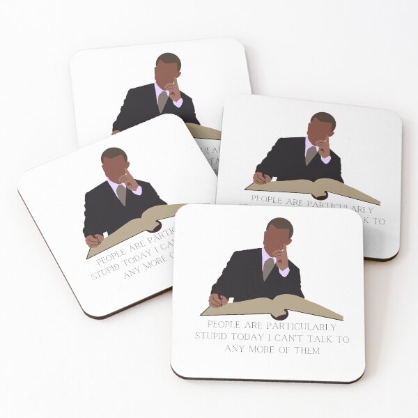 Item preview, Michel Gerard "people are particularly stupid today" designed and sold by alesia designs.