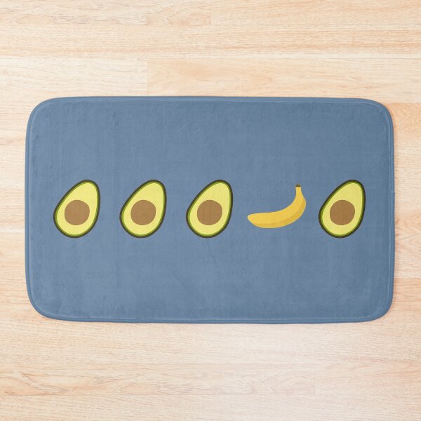 Item preview, Five middle objects avocado and banana pattern 3 designed and sold by LemonCreamyyyy.