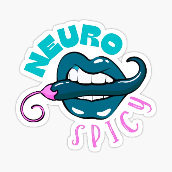 Vista previa del artículo con la obra «Labios Neuro Picantes», diseñado y vendido por A Youngblood.