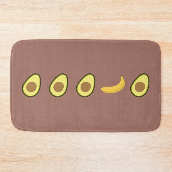 Item preview, Five middle objects avocado and banana pattern 5 designed and sold by LemonCreamyyyy.