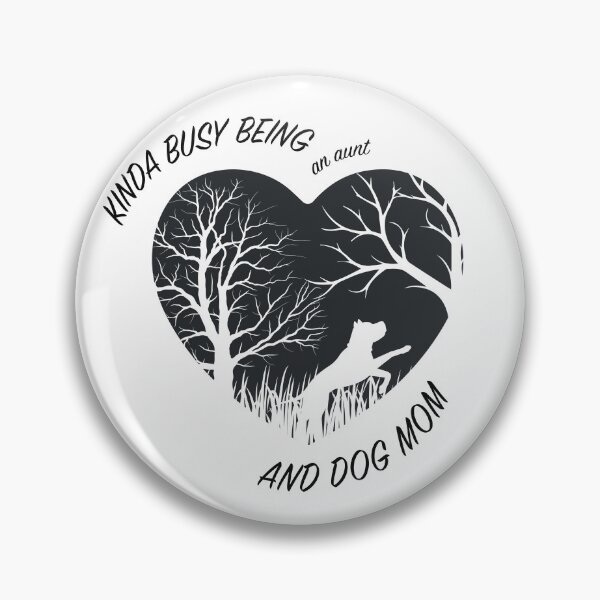 Item preview, Kinda Busy Being An Aunt And Dog Mom (black) designed and sold by OlivDesignsCo.